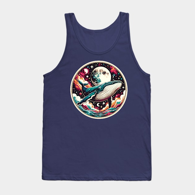 A humpback whale in outer space Tank Top by Art_Boys